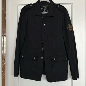 Guess Navy Blue Military Jacket